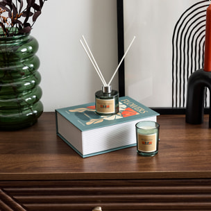 Bougie Parfumee Et Diffuseur Coffret Flower