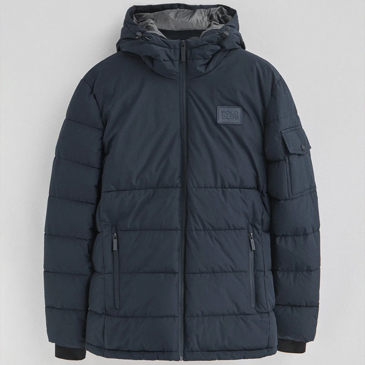 Giubbotto Val Thorens blu marino con logo Polo Club