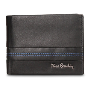 Portafoglio uomo in vera pelle - Modello Silvano Elite - Casual - 12.5 x 9.0 x 2.0 cm