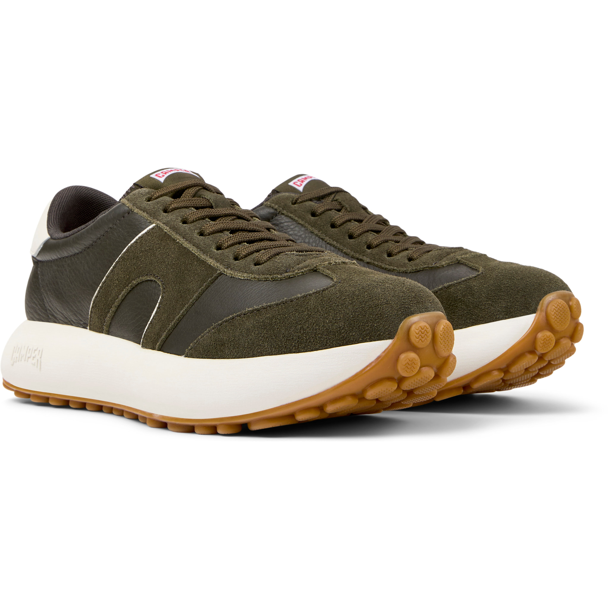 Sneakers - CAMPER Pelotas Athens - Verde - Pelle liscia