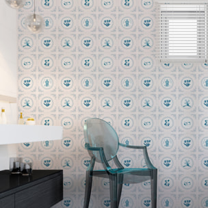 Stickers muraux - Sticker Mural Carrelage adhésif Cuisine Salle de Bain - 60 STICKERS CARRELAGES DELFT BERLIN