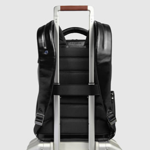 Piquadro Zaino da viaggio fast-check porta pc e iPad® con protezioni antiurto e RFID, personalizzabile