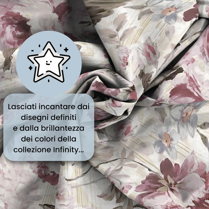 PARURE COPRIPIUMINO INFINITY - 100% Microfibra