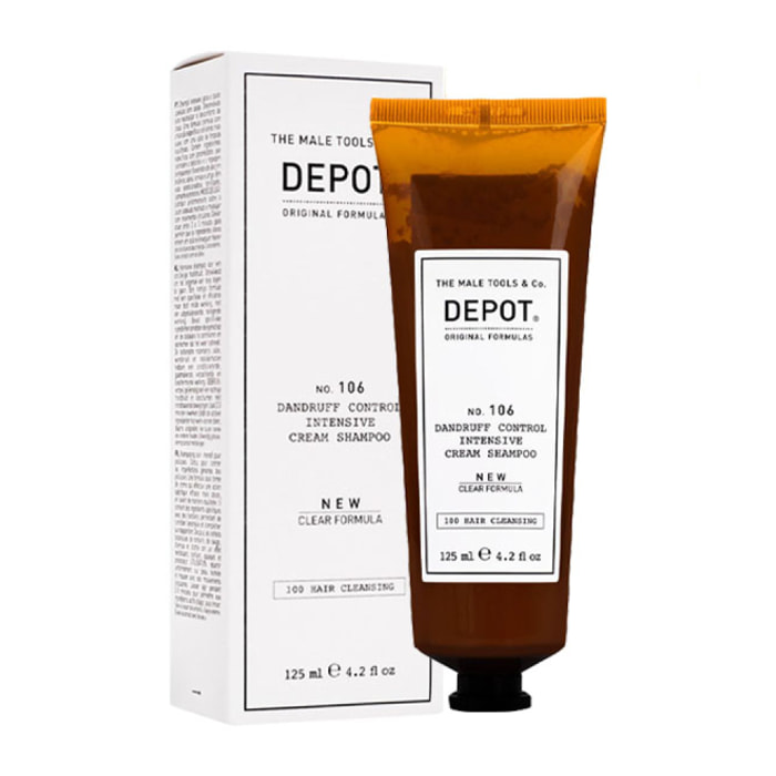 DEPOT no.106 Dandruff Control Intensive Cream Shampoo New Clear Formula 125ml