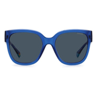 Polaroid - lunettes de soleil pour femme - bleu - protection UV: UV 100%