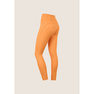 Pantaloni push up WR.UP® clessidra vita alta similpelle eco