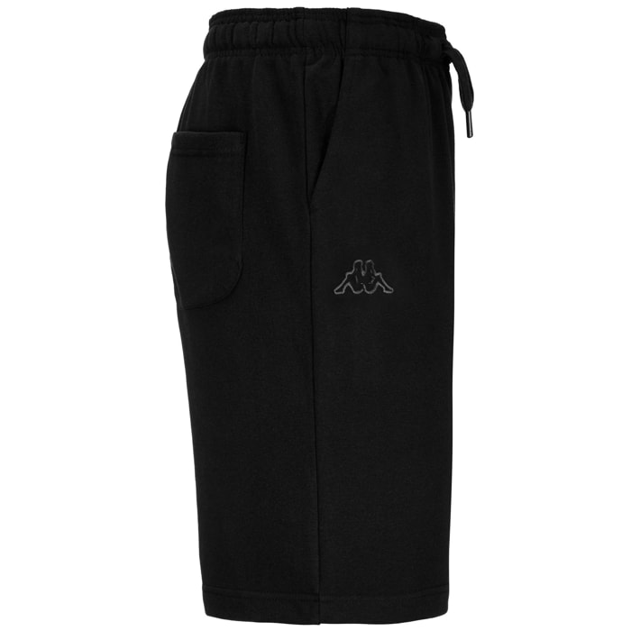 Kappa - Pantaloncini Uomo Nero - LOGO ZOLY RY