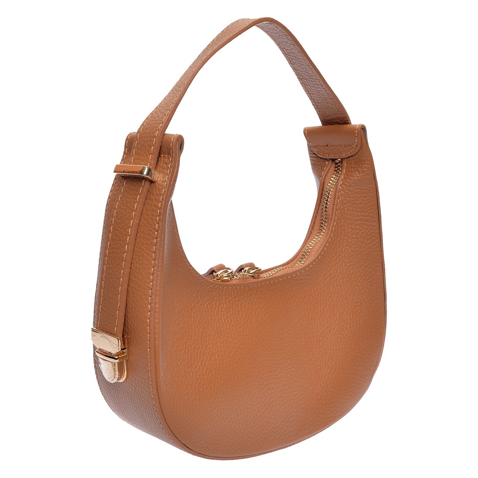 Borsa a mano Anna Luchini Cammello