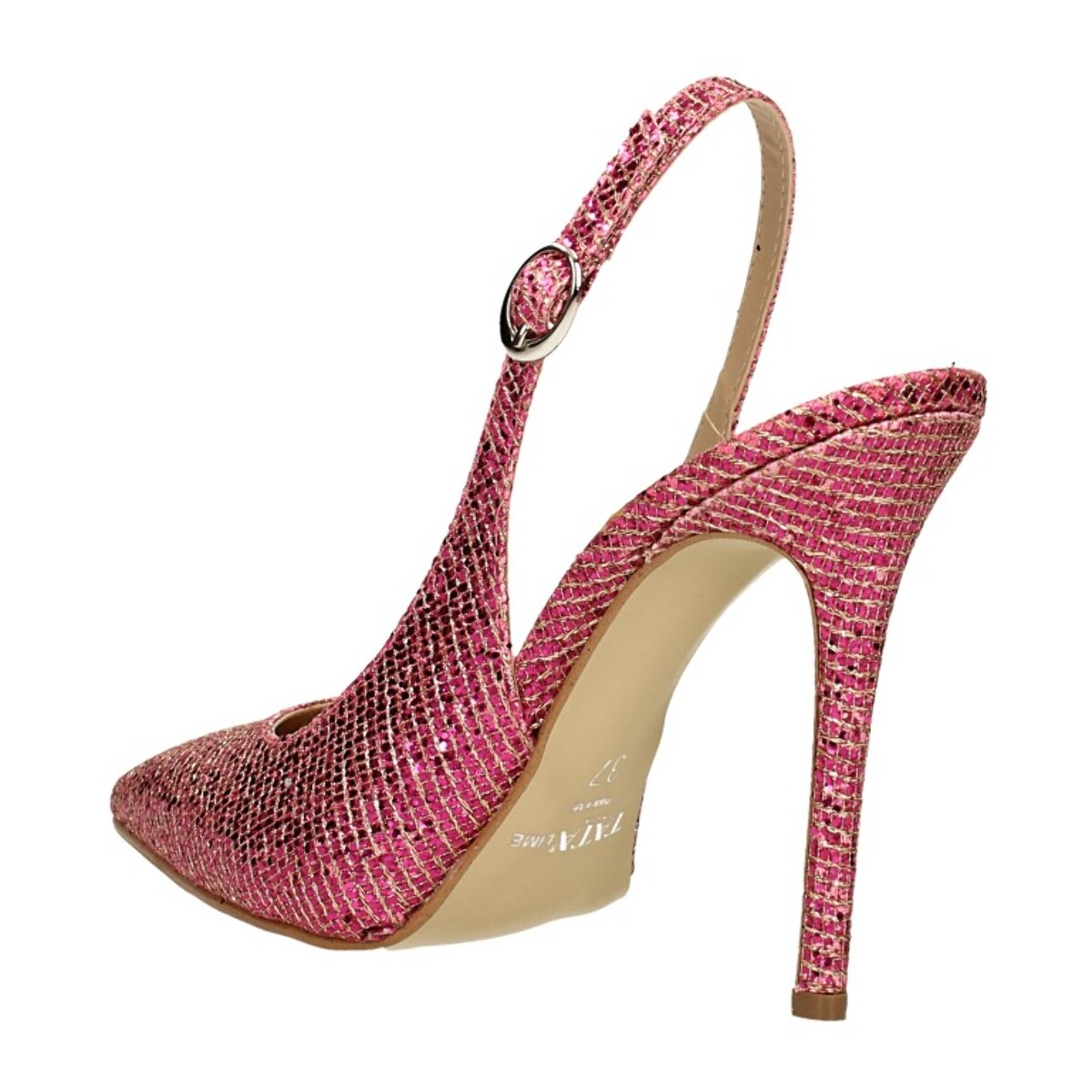 Décolleté sling back Donna Tata Italia Rosso