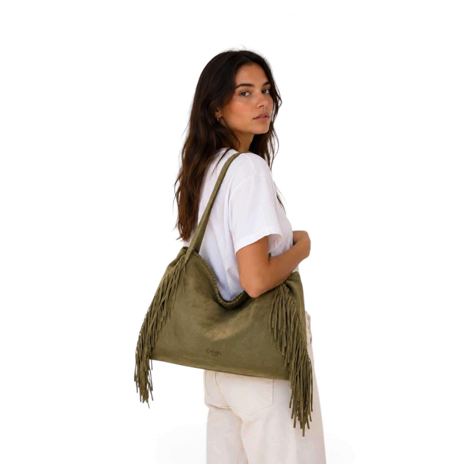 Borsa a Spalla Cheval Firenze Camelia Verde Scuro