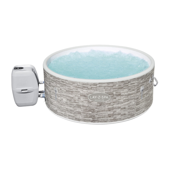 Bestway Spa gonflable rond Lay-Z-Spa Vancouver AirJet Plus avec WiFi 3-5 personnes
