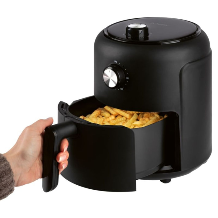 Friteuse à air chaud Air fryer 2,3L Noir Bomann FR6076HCB