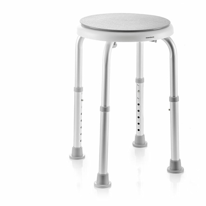 Tabouret de Bain Pivotant et Réglable Roshawer InnovaGoods