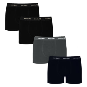 Boxer Uomo Navigare, Art.703 Assortito (2Neri + 1Navy + 1Grigio)