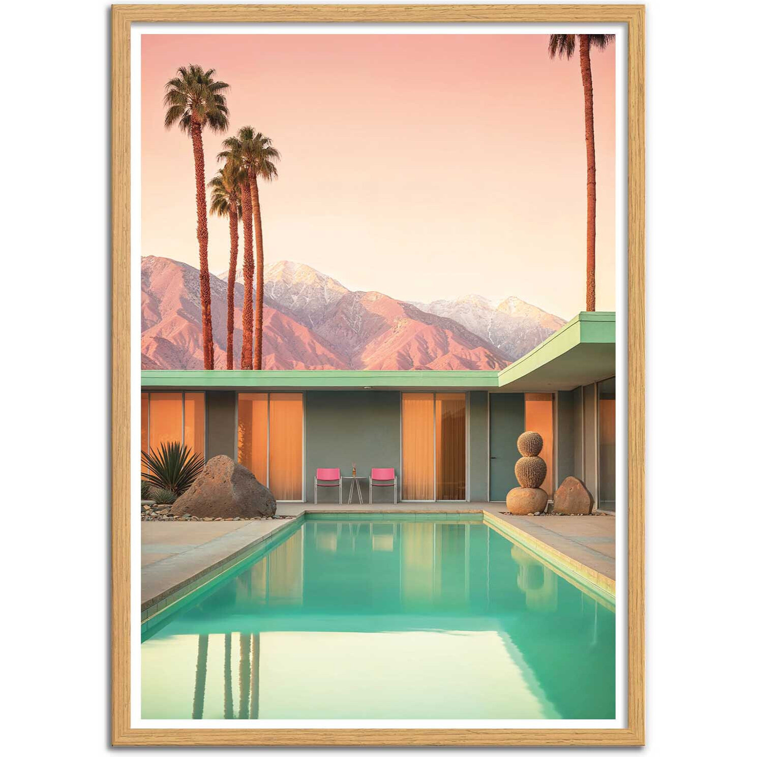 Affiche - Motel 66 Palm Springs - Philippe Hugonnard