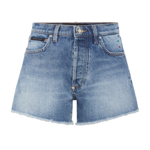 PHILIPP PLEIN Denim Shorts