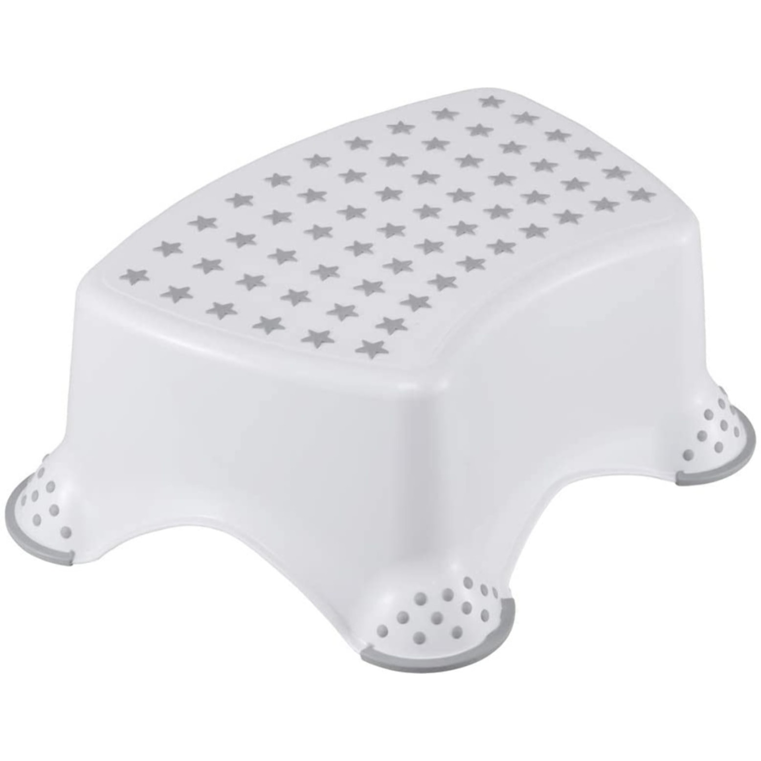 Star - taburete / alzador para niños a partir de 3 a 14 años aprox, función antideslizante, color blanco