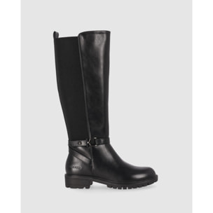 Botas - Negro - Tacón: Bajo