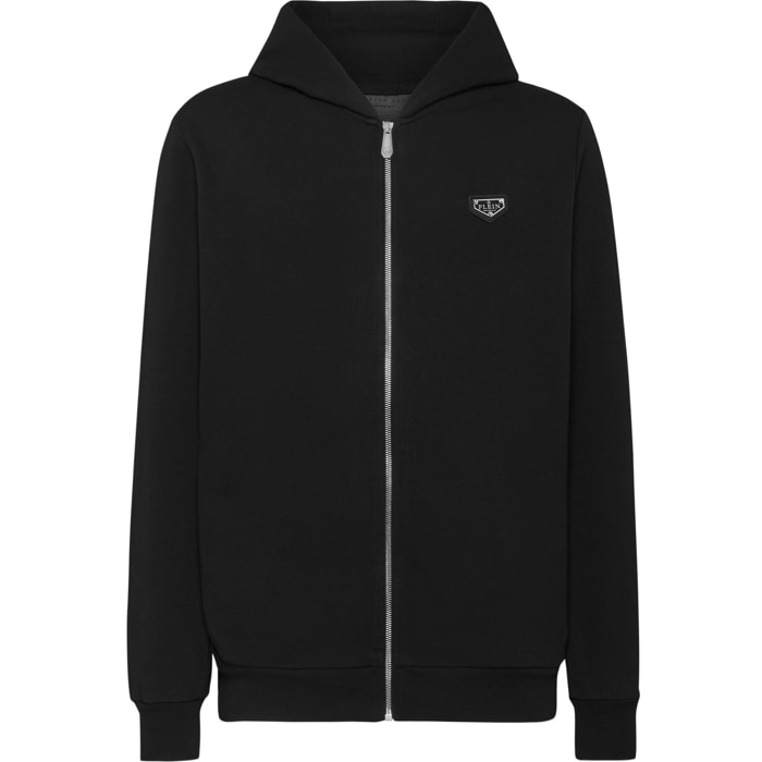 PHILIPP PLEIN Hooded Sweatjacket ICONIC PLEIN