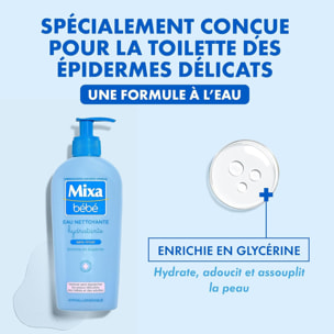 Lot de 6 - Mixa Bébé Eau nettoyante Hydratante 250ml