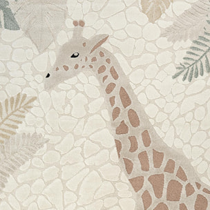 Tapis enfant Girafe beige Tame