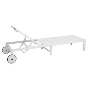 Tumbona – Aluminio y textilene gris