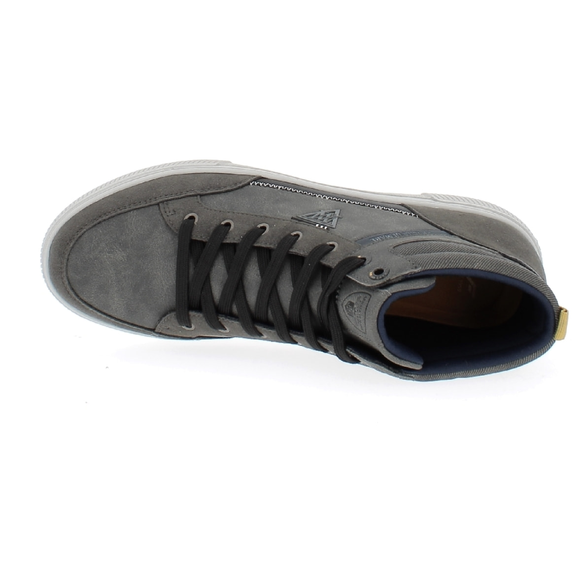 Armata di Mare Scarpe Uomo Sneakers Alte Casual Stringate con Soletta Rimovibile in Memory Foam AMU W23M405 Grey