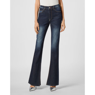 PHILIPP PLEIN Vaqueros Flare Fit ICONIC PLEIN