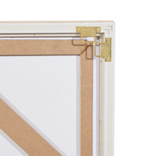 Toile Rosita 70x70cm marron