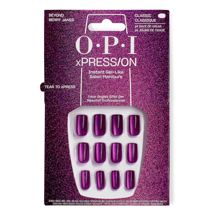 Faux ongles réutilisables xPRESS/ON - Beyond Berry Janes
