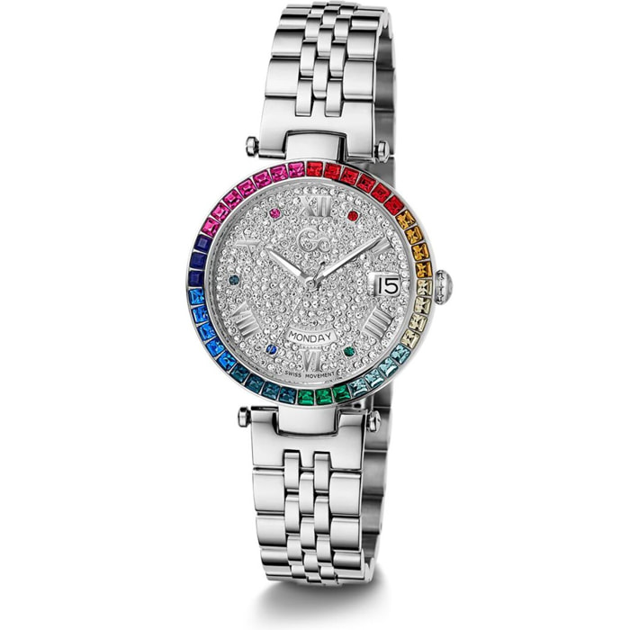 Reloj Gc Z01012L1MF Mujer Analogico Cuarzo con Correa de Acero inoxidable