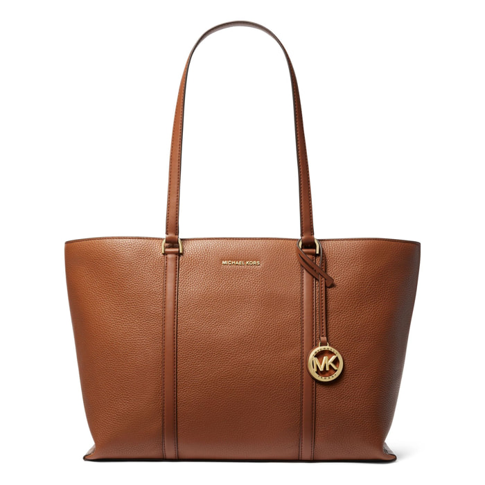 Bolso tote Temple - 100% piel - marrón