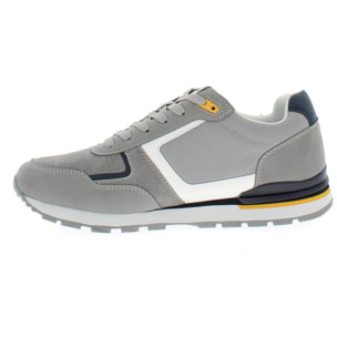 Armata di Mare Scarpe Uomo Sneakers Vintage Running con Soletta Rimovibile in Memory Foam AMU S25N716 Grey