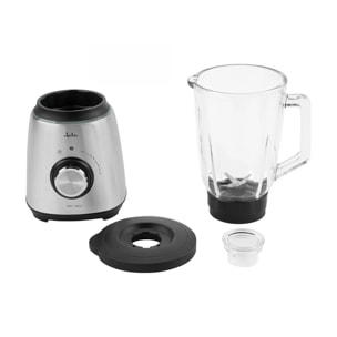 Batidora de vaso JATA JEBT1243 de 1300 W. 6 cuchillas. 4 velocidades + pulse. Pica hielo