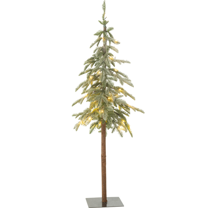 J-Line décoration sapin de Noël Neige - plastique - vert - small - LED