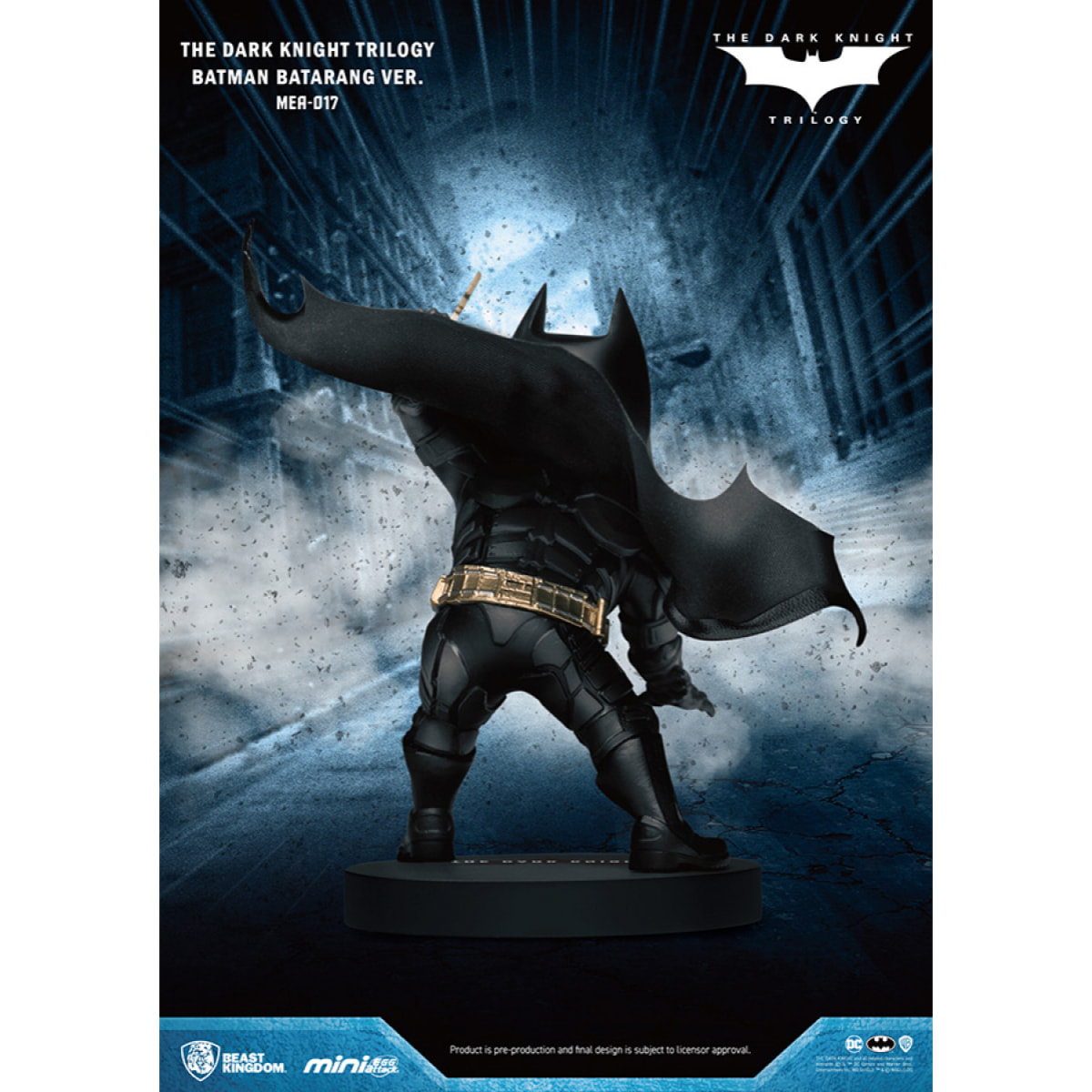 Batman Statua Batman Con Batarang Figura 8 Cm Mini Uova Beast Kingdom