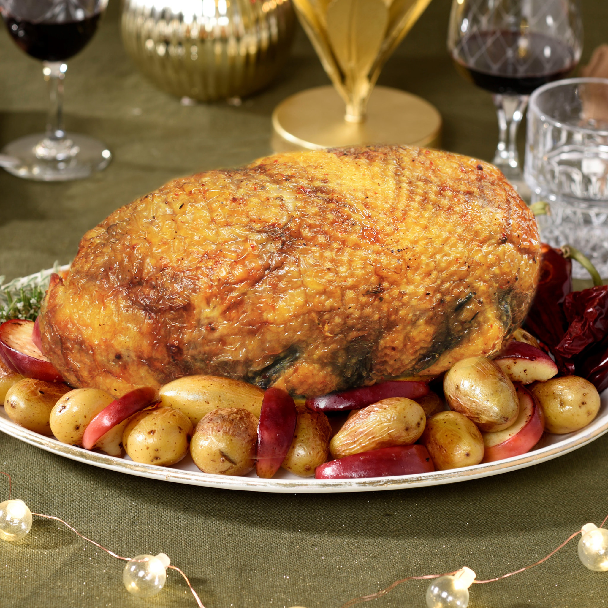 Pintade Baserri farcie figue-miel entièrement désossée cuite sous vide - 1,4kg - France