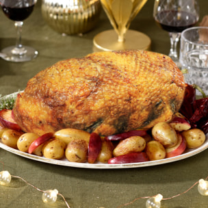 Pintade Baserri farcie figue-miel entièrement désossée cuite sous vide - 1,4kg - France