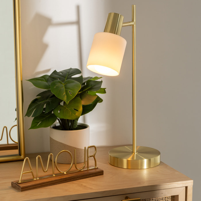 Lampe "Tais" H45cm or
