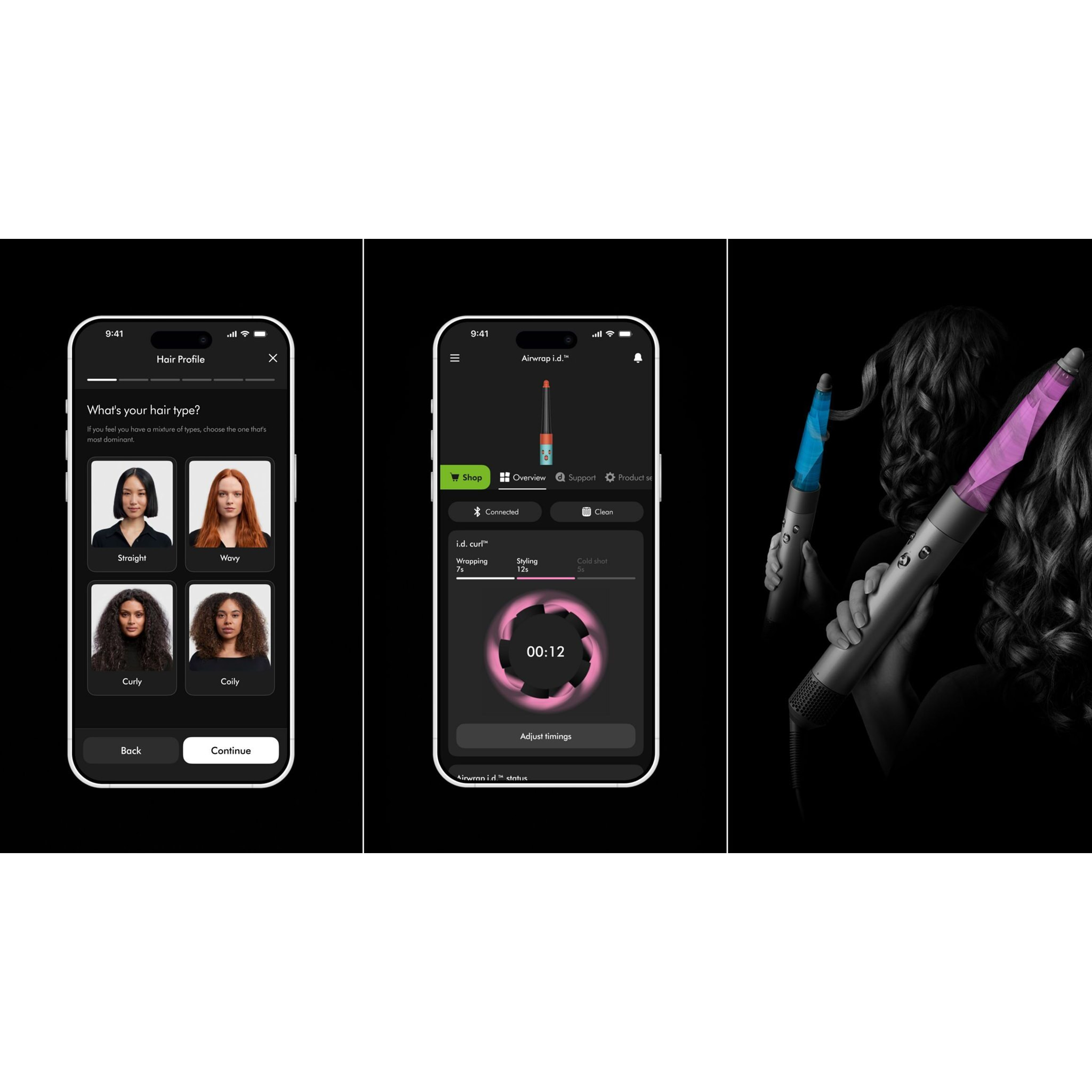 Multi-styler asciugacapelli Dyson Airwrap i.d.™ connesso (Amber Silk) | Nuovo