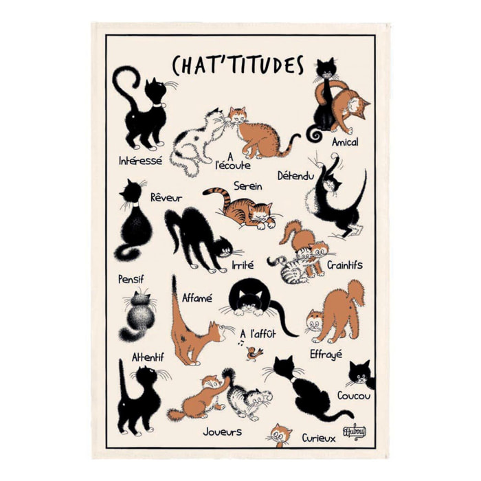 Torchon Dubout Chat'tiudes