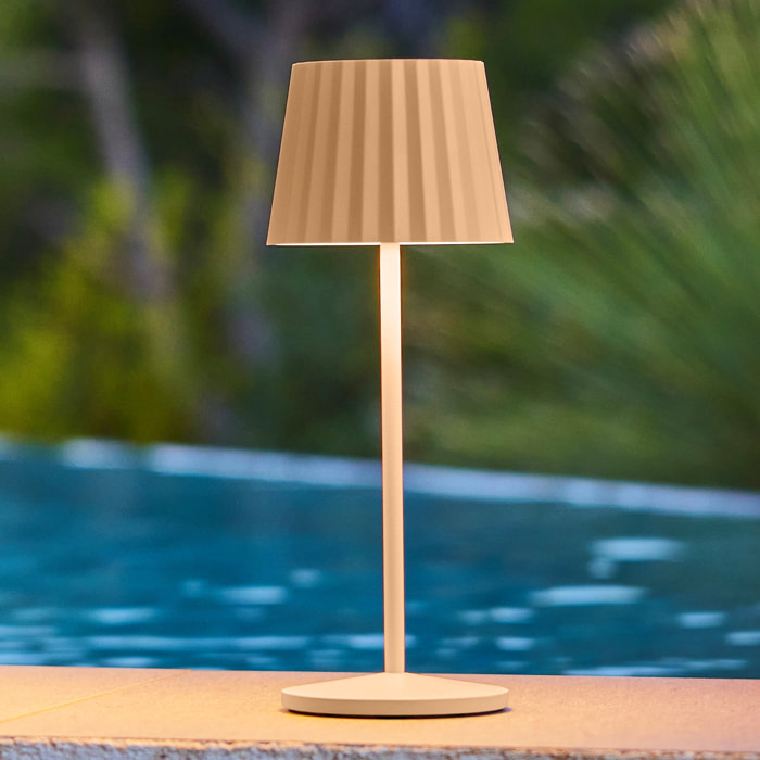 6 Lampe de table ABBY + Socle de charge