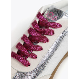 Sneakers metallizzate e LC glitter
