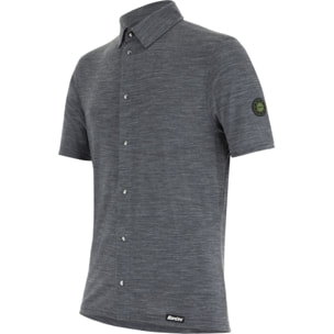 Gravel - Camicia - Grigio - Uomo