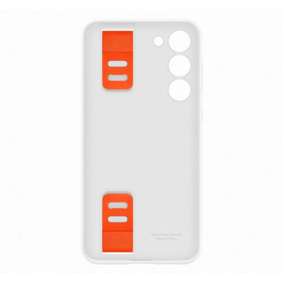 Coque SAMSUNG S23+ Silicone avec laniere Blanc