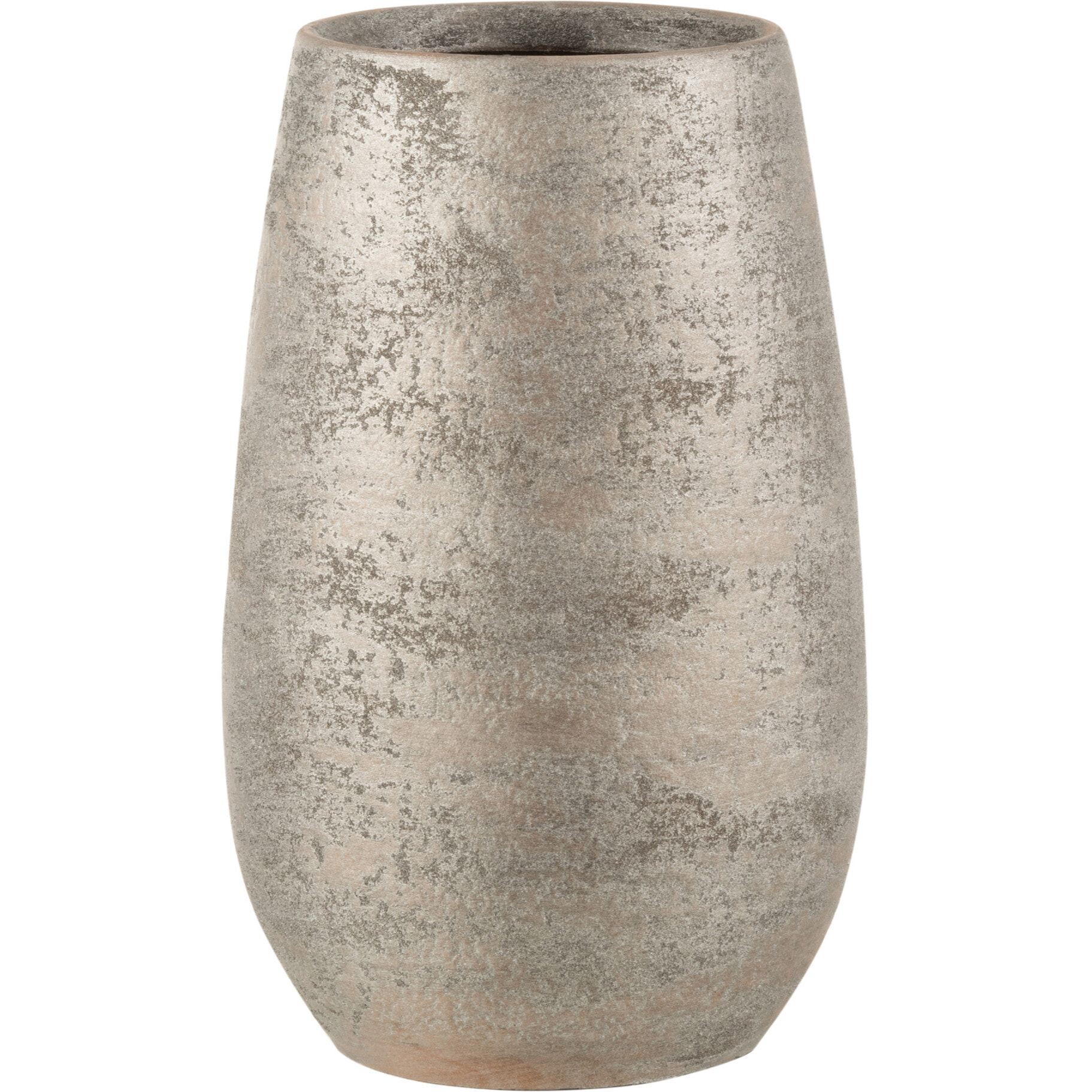 J-Line vase Irrégulier Rugueux - céramique - argent - small - 31 cm de hauteur