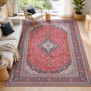 Tapis d'orient au motif oriental, noué à la main, ABIT