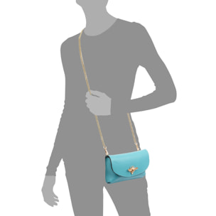 Aquilonia borsa a mano donna. Pelle autentica finitura Dollaro.