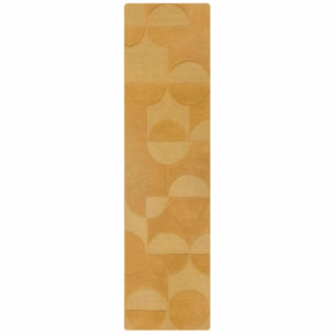Tapis de couloir en laine GIGI Ochre