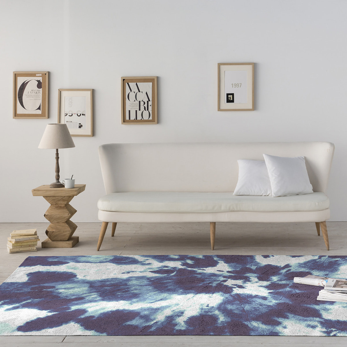 Alfombra decorativa AZURI. Varios tamaños disponibles.